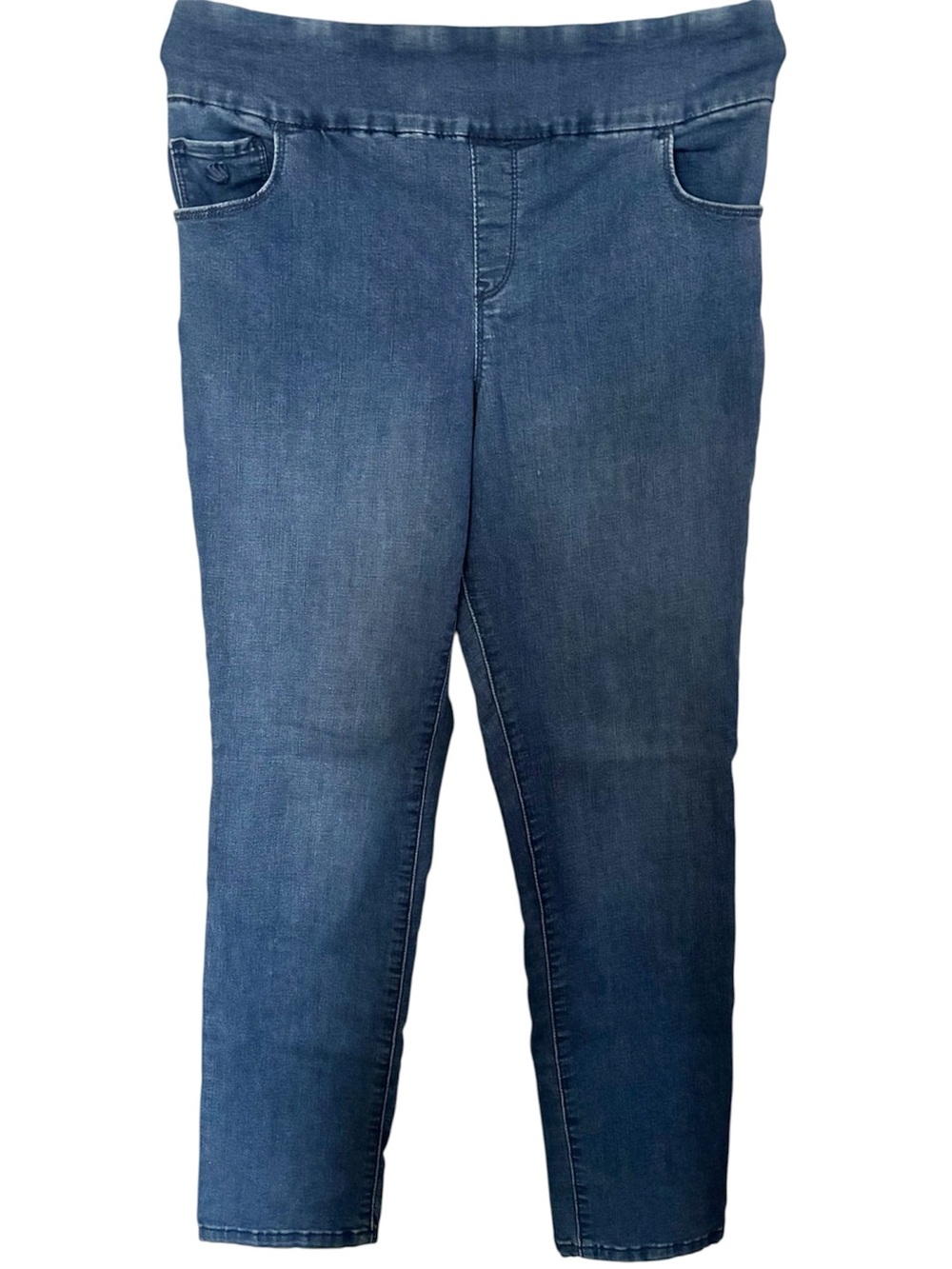 Gloria Vanderbilt Indigo Amanda Pull-On Jeans